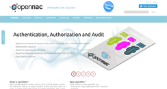 Desktop Screenshot of opennac.org